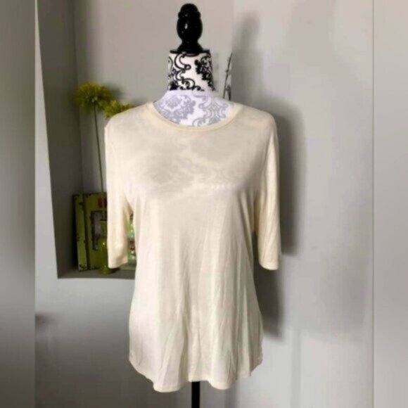 Vero Moda  Neutral Summer T-Shirt. New Sz M/L - Picture 1 of 5